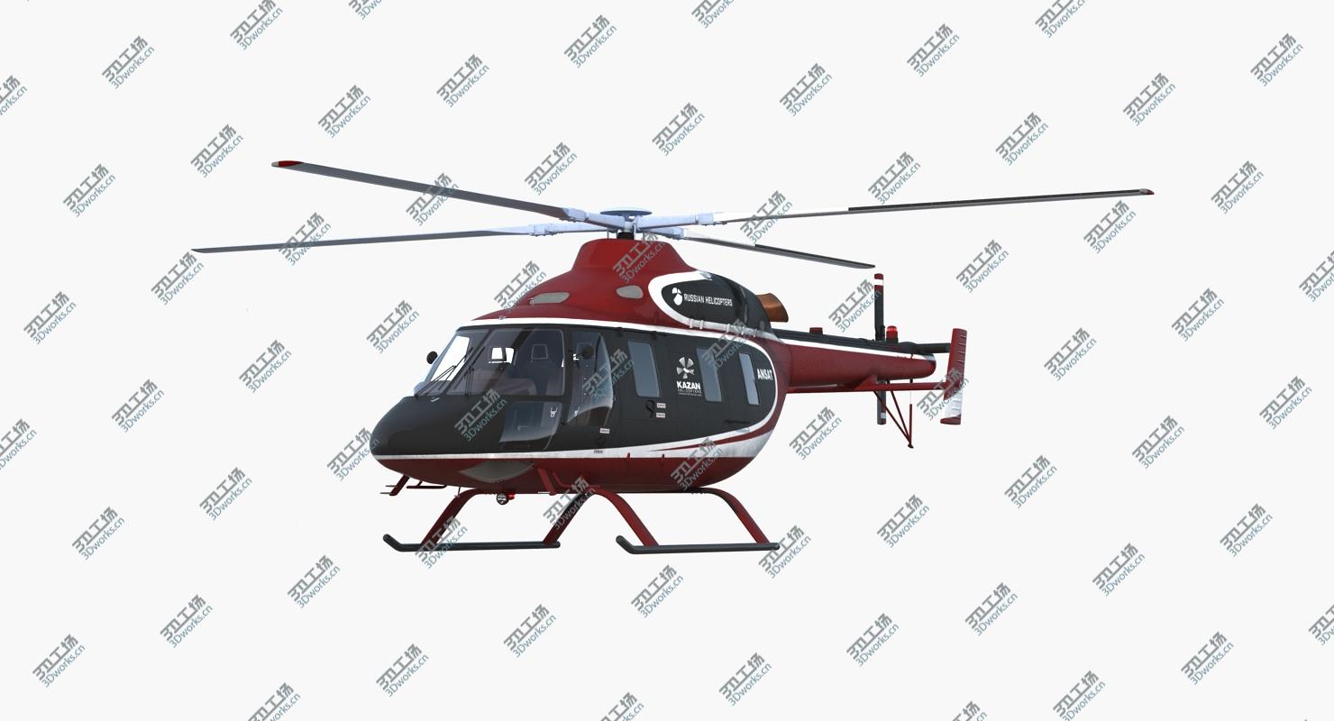 images/goods_img/202105072/3D Kazan Ansat Russian Light Helicopter Rigged model/3.jpg